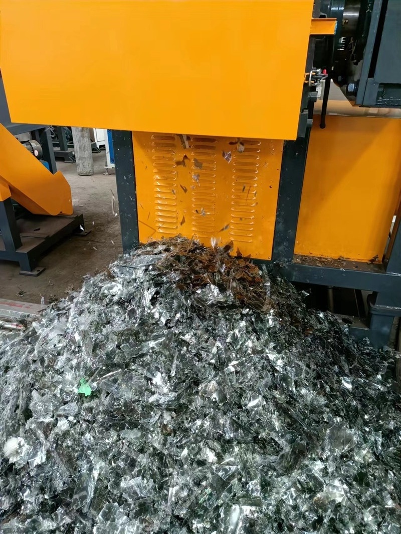 Plastic Single Axis Shredder Tyre Recycling Machine Shredder