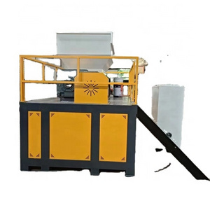 Used Metal Shredder Electric Blades Double Shaft Tire Shredder For Sale