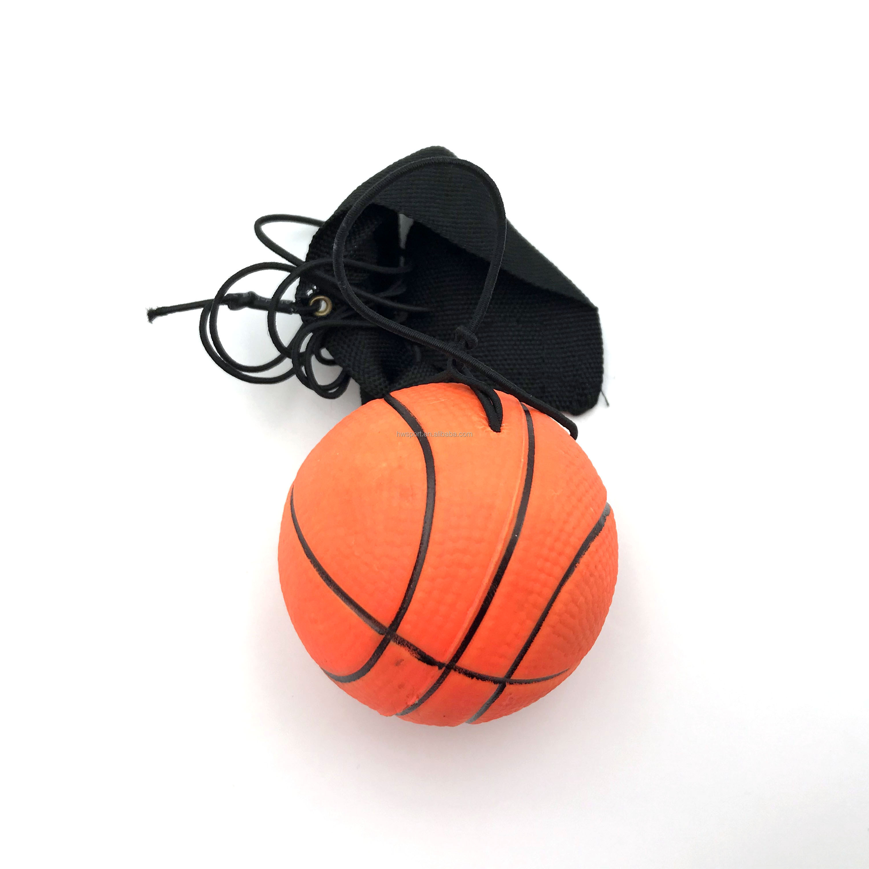 Hot sale high quality bouncing  rubber back wrist ball with strings rubber bouncy wrist ball toys yoyo ball