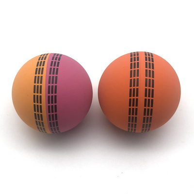 hot sale natural rubber hollow high bounce cricket ball pink bouncing ball