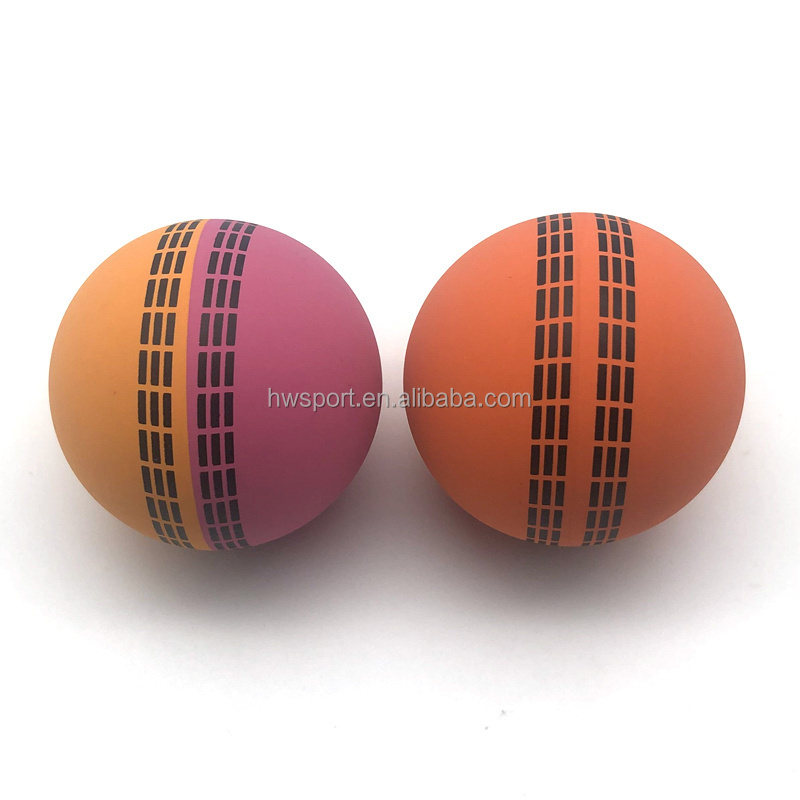 hot sale natural rubber hollow high bounce cricket ball pink bouncing ball