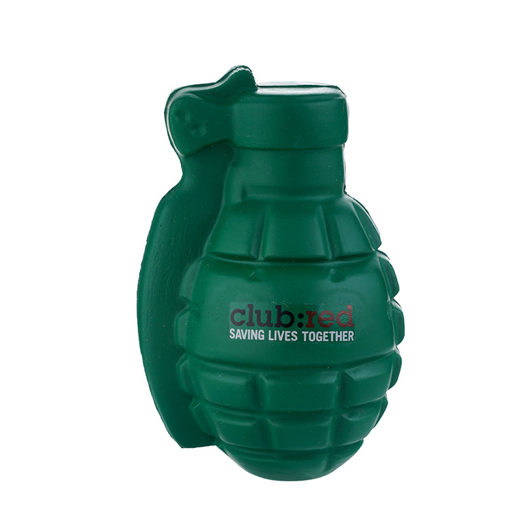 high quality promotional pu bomb stress ball anti squishy toy ball