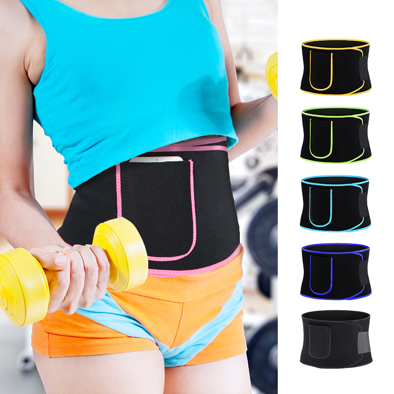 Ks-5010#Silver Ion Stomach Wrap  Neoprene Custom Waist Trimmer Slimming Waist Trainer Sauna Belt Sweat Belt Lumbar Belts