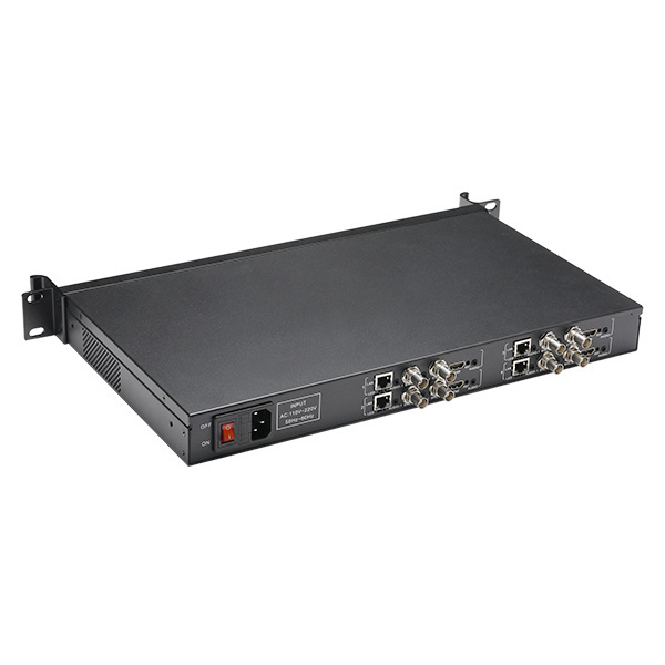 Haiwei H.265 h.264 4 channels hdmi 8 channels cvbs to ip televisions iptv encoder for digital tv headend system