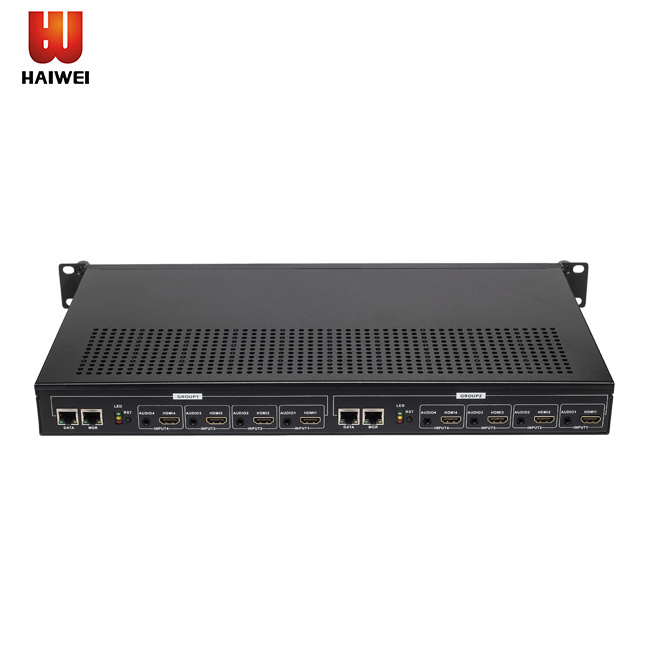 Y530L 8 Channels H.264 HDMI Digital Video Encoder for IPTV Live Broadcast support RTMP RTSP UDP HTTP and Facebook YouTube Wowza