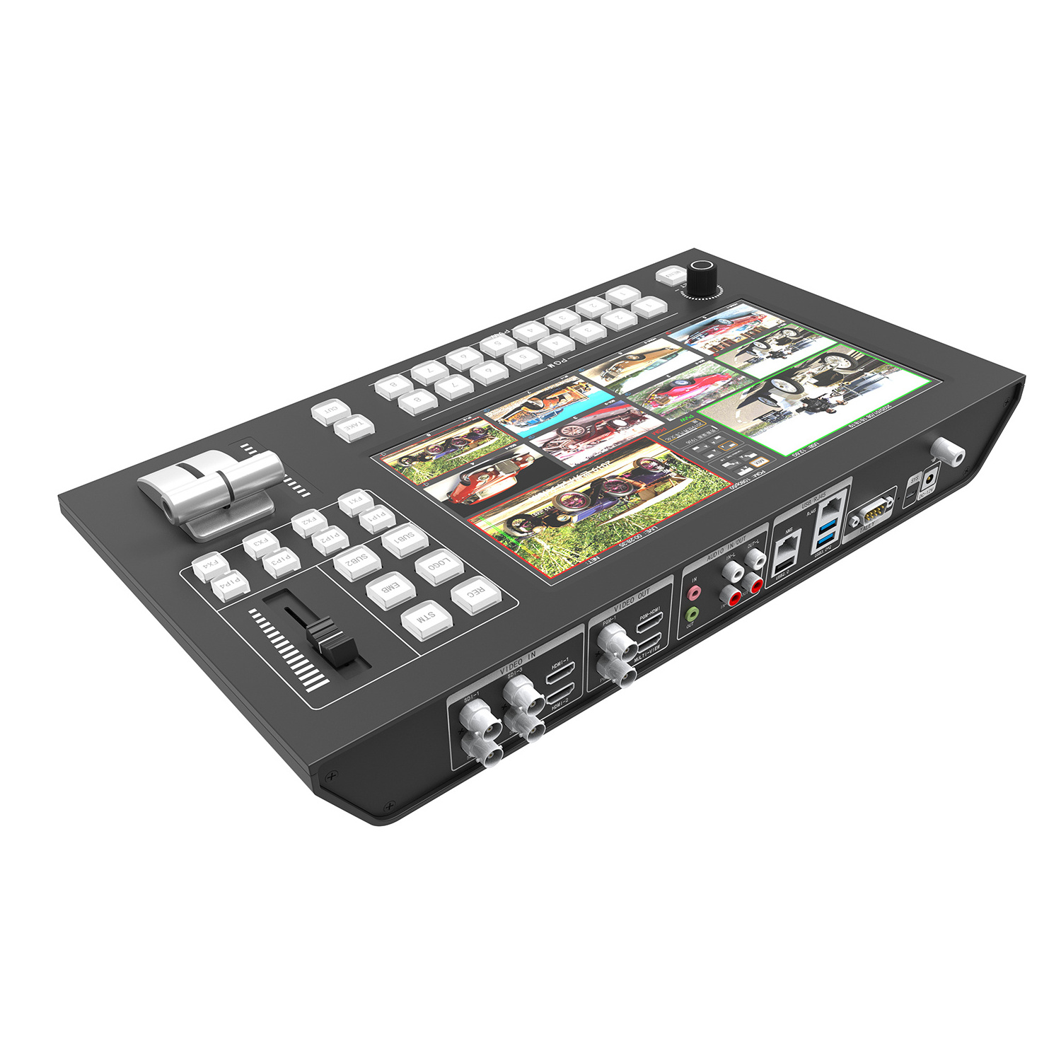 Haiwei hdmi blackmagic switcher slingstudio hub hd video switcher for multi camera, 8 Channels streaming video camera switcher