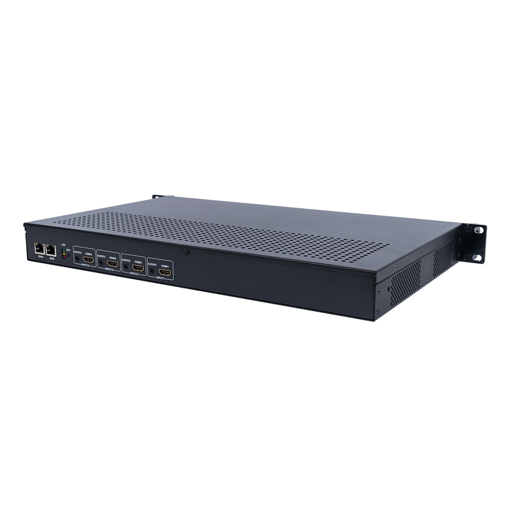 Y520L H.264 High resolution 1080P 4 Channels HDMI Enocder M3U8 Network Video OTT UDP Multicast IPTV Encoder