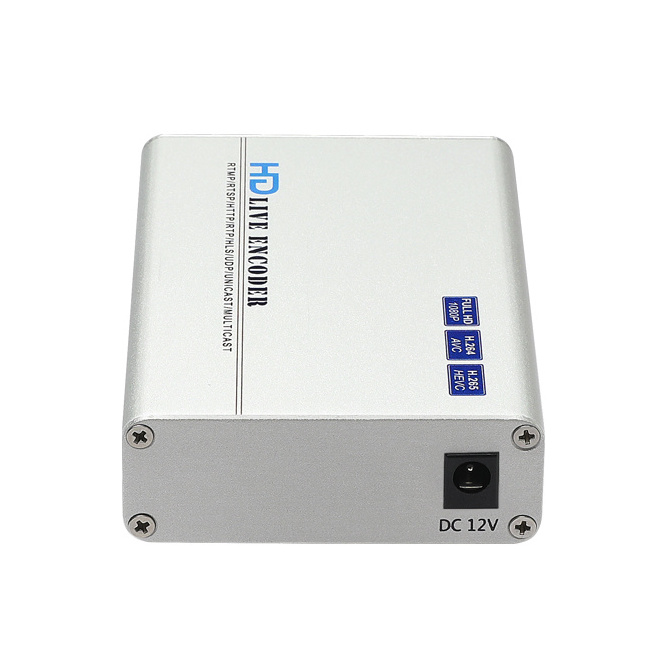 H8118 H.265 HEVC RTMPS UDP RTSP HLS HD IP Video Encoder Live Streaming Mpeg4 HDMI IPTV  Encoder