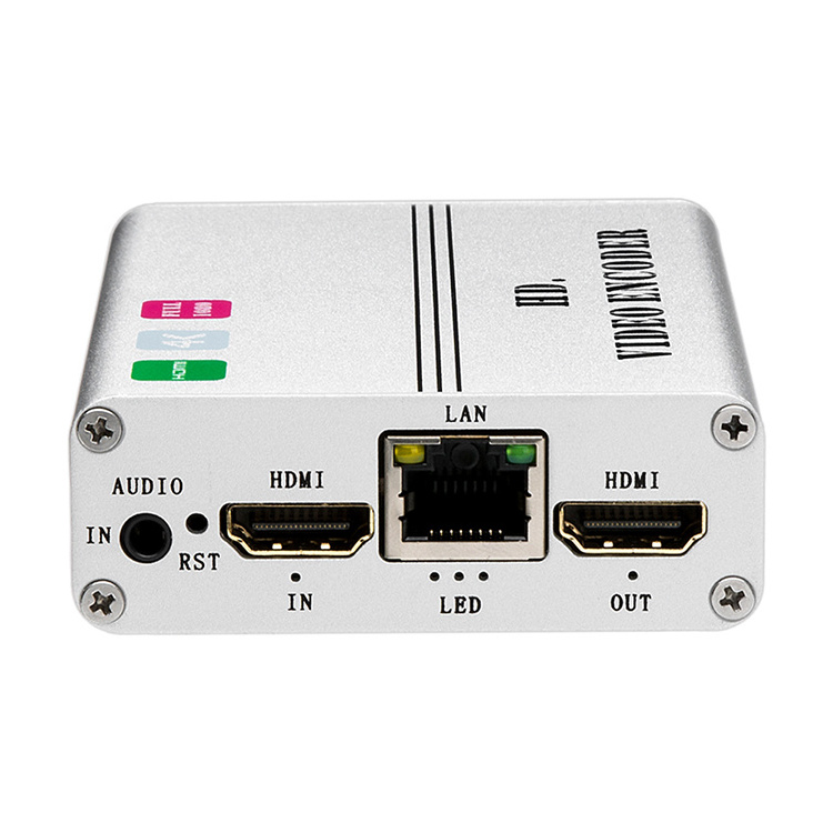 K1S-P POE 4K UHD HDMI To IP H.264 H.265 HDMI Loop Out IPTV Live Streaming Video Encoder with Recording