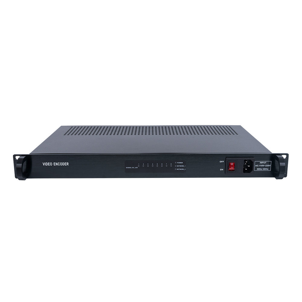 Haiwei Y535L 4K 8 channel H.264 H.265 HDMI UDP RTSP HLS SRT RTMP Encoder for hotel tv system solution