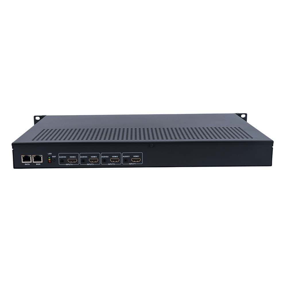 Y520L H.264 High resolution 1080P 4 Channels HDMI Enocder M3U8 Network Video OTT UDP Multicast IPTV Encoder