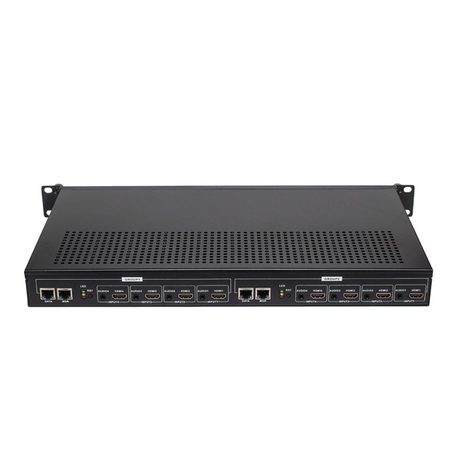 Y530L 8 Channels H.264 HDMI Digital Video Encoder for IPTV Live Broadcast support RTMP RTSP UDP HTTP and Facebook YouTube Wowza