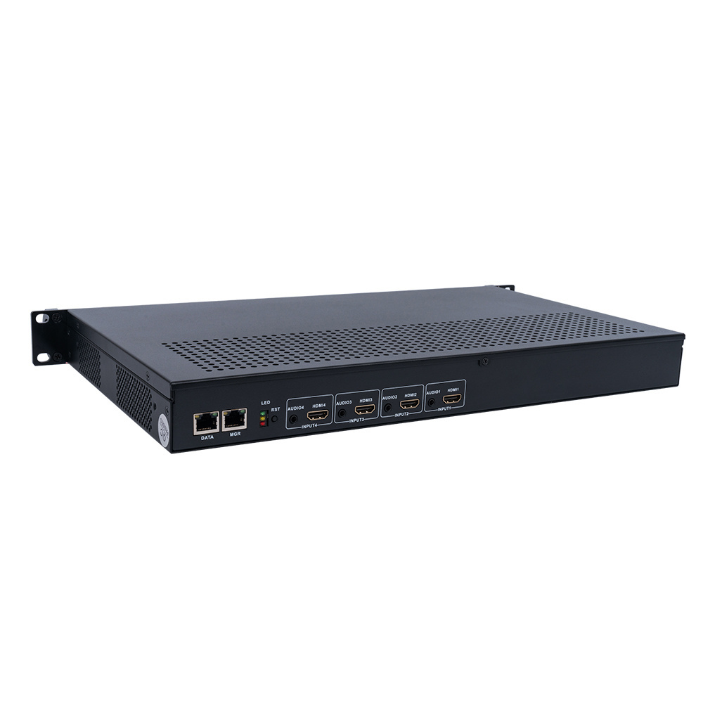 Y520L H.264 High resolution 1080P 4 Channels HDMI Enocder M3U8 Network Video OTT UDP Multicast IPTV Encoder