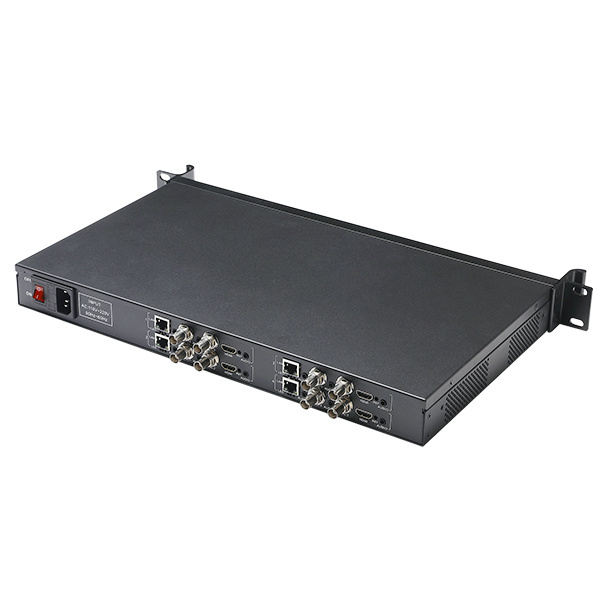 Haiwei H.265 h.264 4 channels hdmi 8 channels cvbs to ip televisions iptv encoder for digital tv headend system