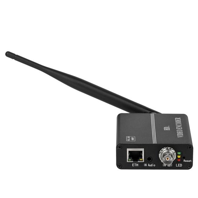 H8114W HD SDI to IP Encoder RJ45 Ethernet WIFI IPTV Encoder H.264 AVC Digital TV Encoder for YouTube Facebook Live Streaming