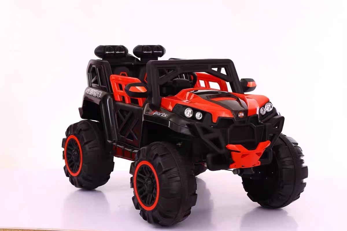 2024 New Year Kids Remote Control Electric Vehicle Powerful Ride Car with 4 Wheels for Children 2-8 Years Old Plastic Material