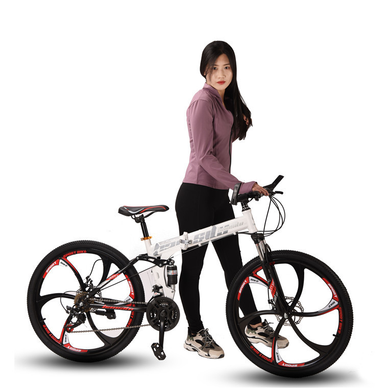 folding bike 20 inch gear shift one set ring folding bike 6 speeds 2021