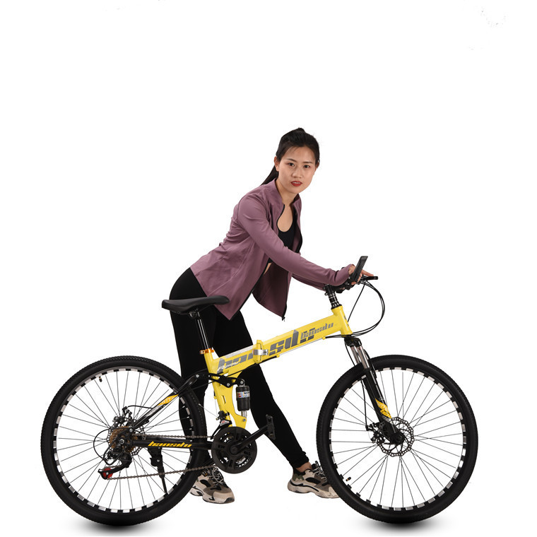 folding bike 20 inch gear shift one set ring folding bike 6 speeds 2021