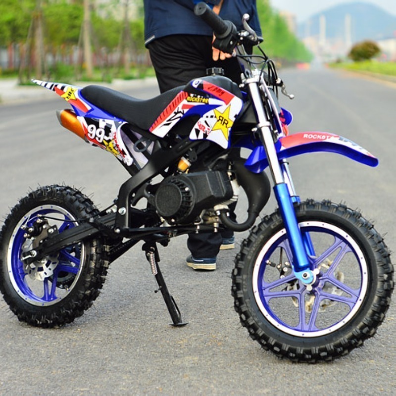 cheap 2 stroke Kids gasoline motorcycles 49cc Dirt Bike