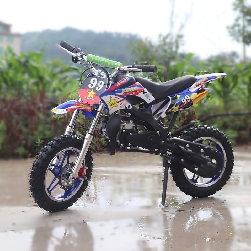 cheap 2 stroke Kids gasoline motorcycles 49cc Dirt Bike