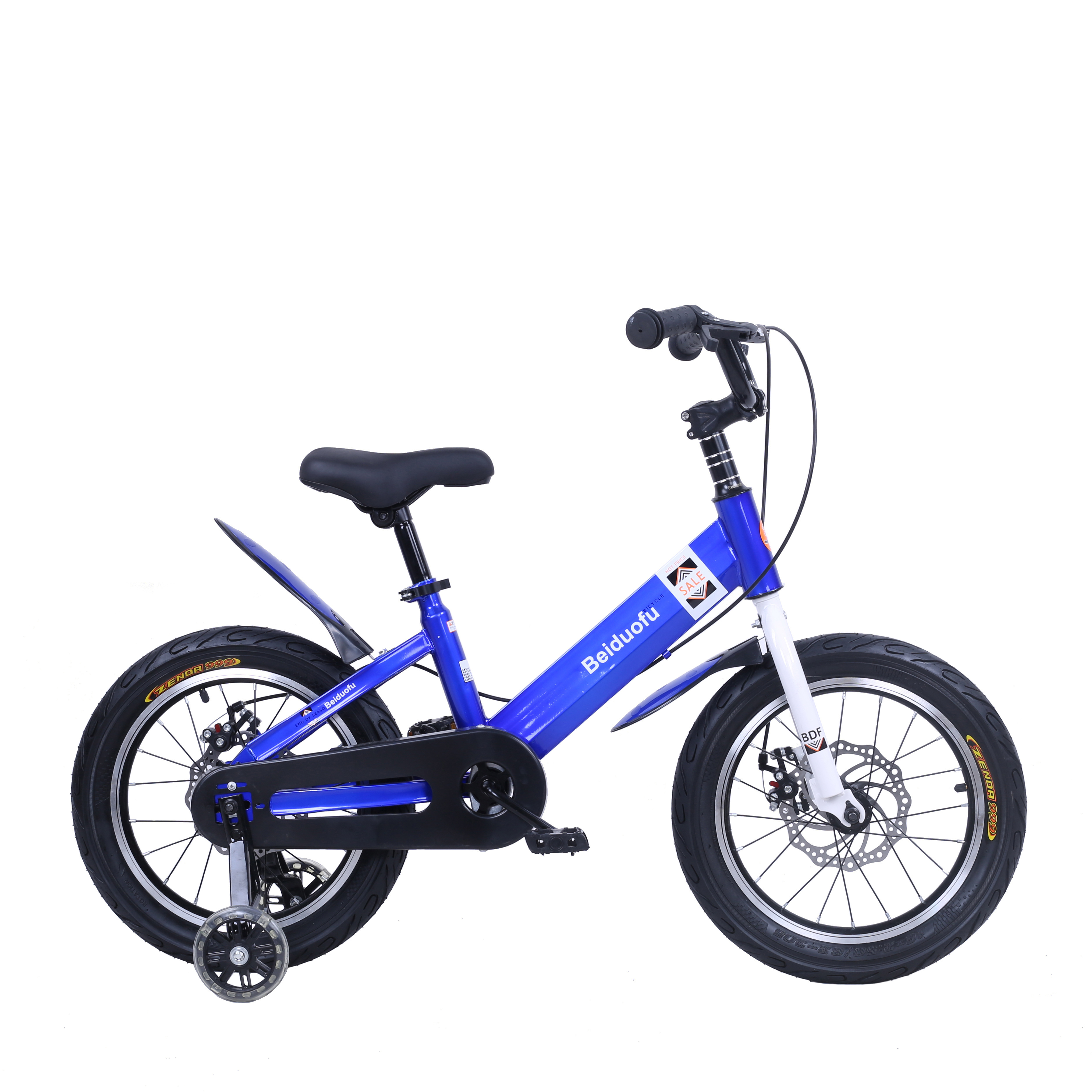 2023 Aluminium Alloy Kids' Bicycle with Shock Absorption and V Brakes Training Wheels for 8-13 Year Old Boys and Girls