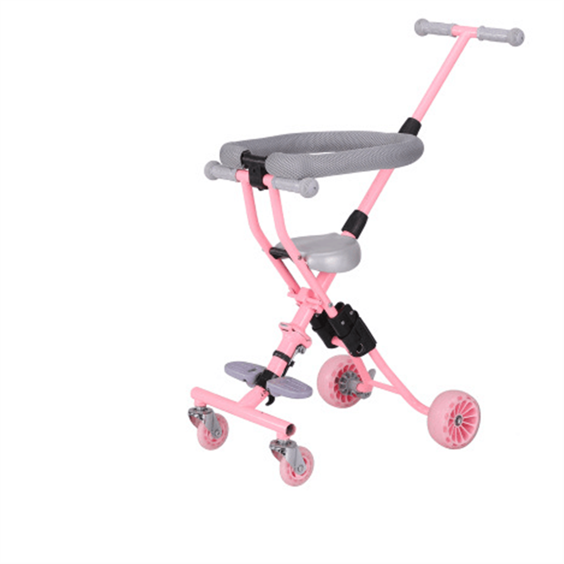 Hot sales new style easy 4 wheels  folding light weight baby stroller