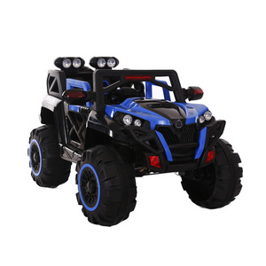 Off-road two-seater children's electric four-wheel remote control car baby adults can sit baby double row size buggy