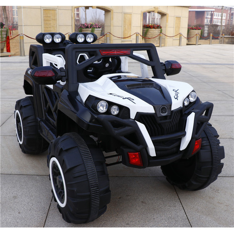 Off-road two-seater children's electric four-wheel remote control car baby adults can sit baby double row size buggy