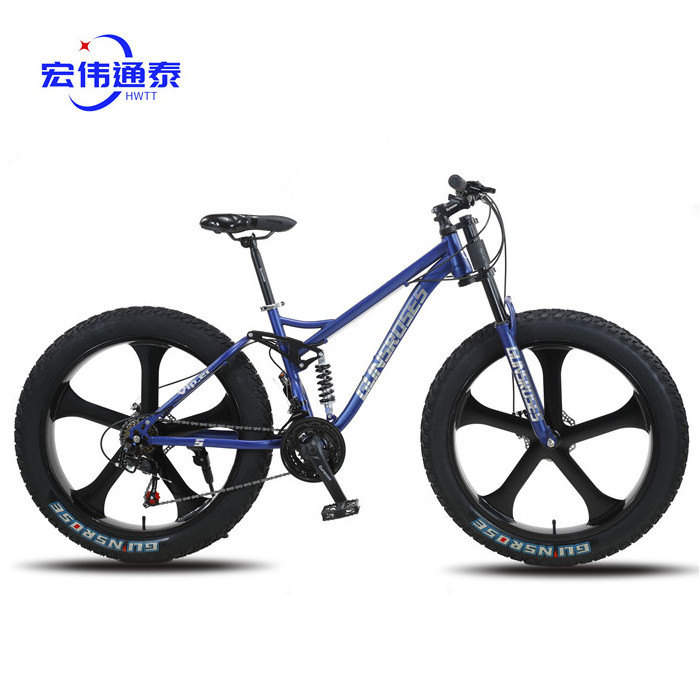 26'' 4.0 carbon fat bike for men/ full suspension mountain fatbike fatbike 26 / popular snow fat tire bicycle with good tire