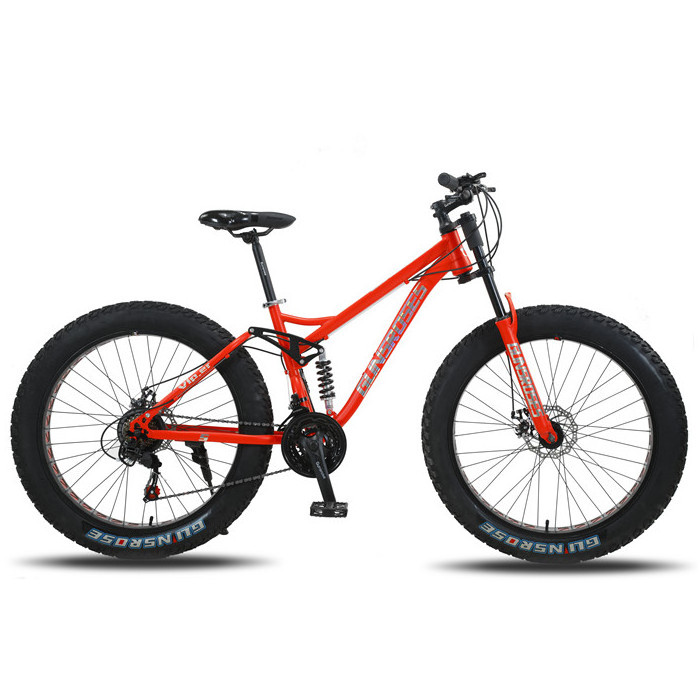 26'' 4.0 carbon fat bike for men/ full suspension mountain fatbike fatbike 26 / popular snow fat tire bicycle with good tire