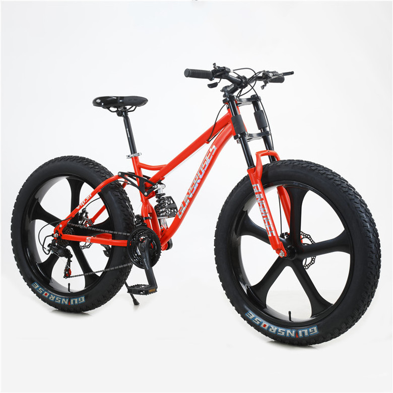 Fat tire 26 inch high quality 24 inch bicycle 7 gear 21  gear cycle  for adult  sports roadbike bmx bicycle bike