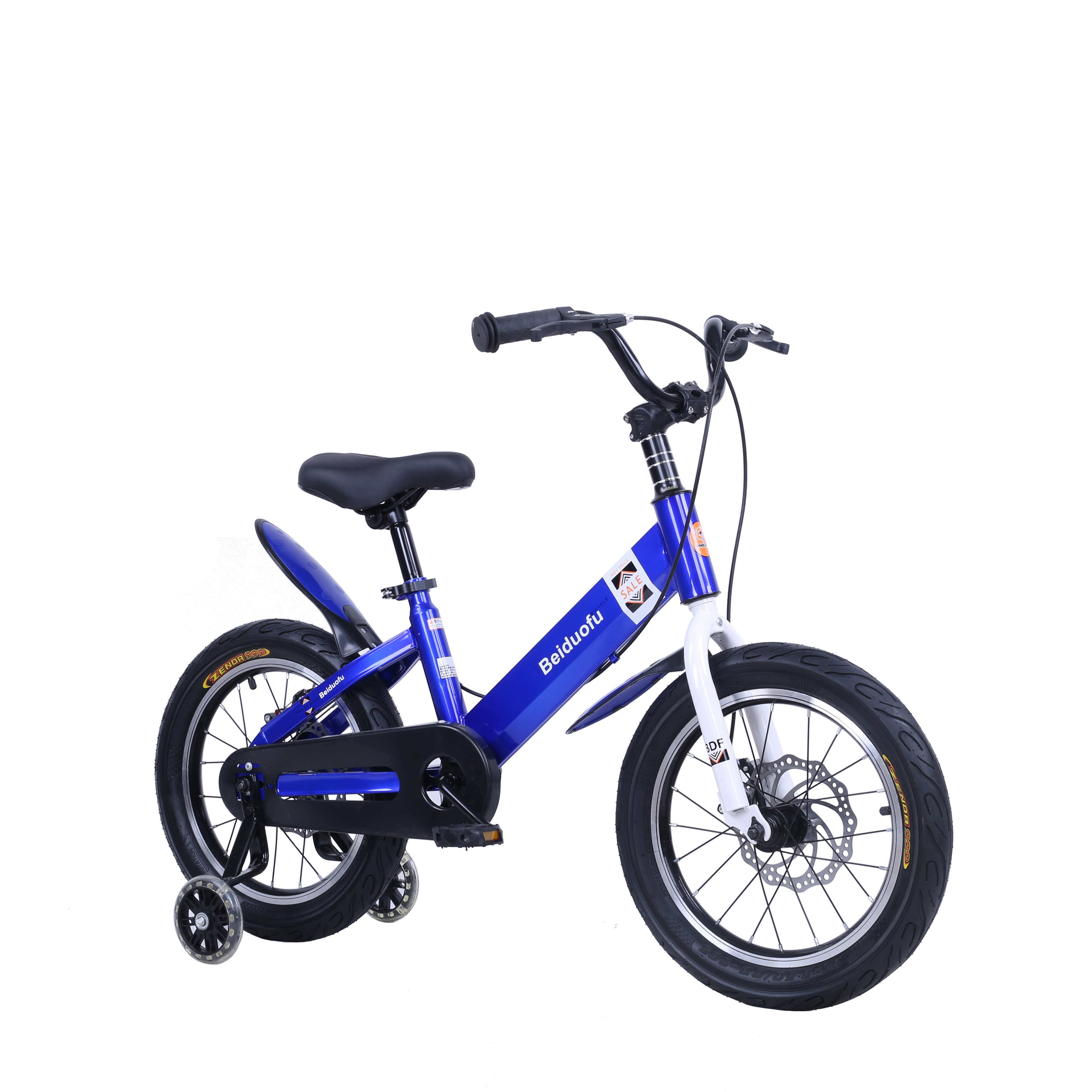 2023 Aluminium Alloy Kids' Bicycle with Shock Absorption and V Brakes Training Wheels for 8-13 Year Old Boys and Girls