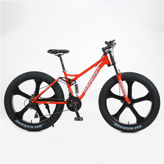 bicycle 26 inch suspension fork  fat snow bike for child and adult / airless tires 4.0 of kids mtb  fat snow bikes