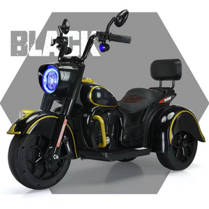 Children's Electric Motorcycle Boys Tricycle Children's Electric Car Baby Large Size Battery Plastic Toys 3 Wheels