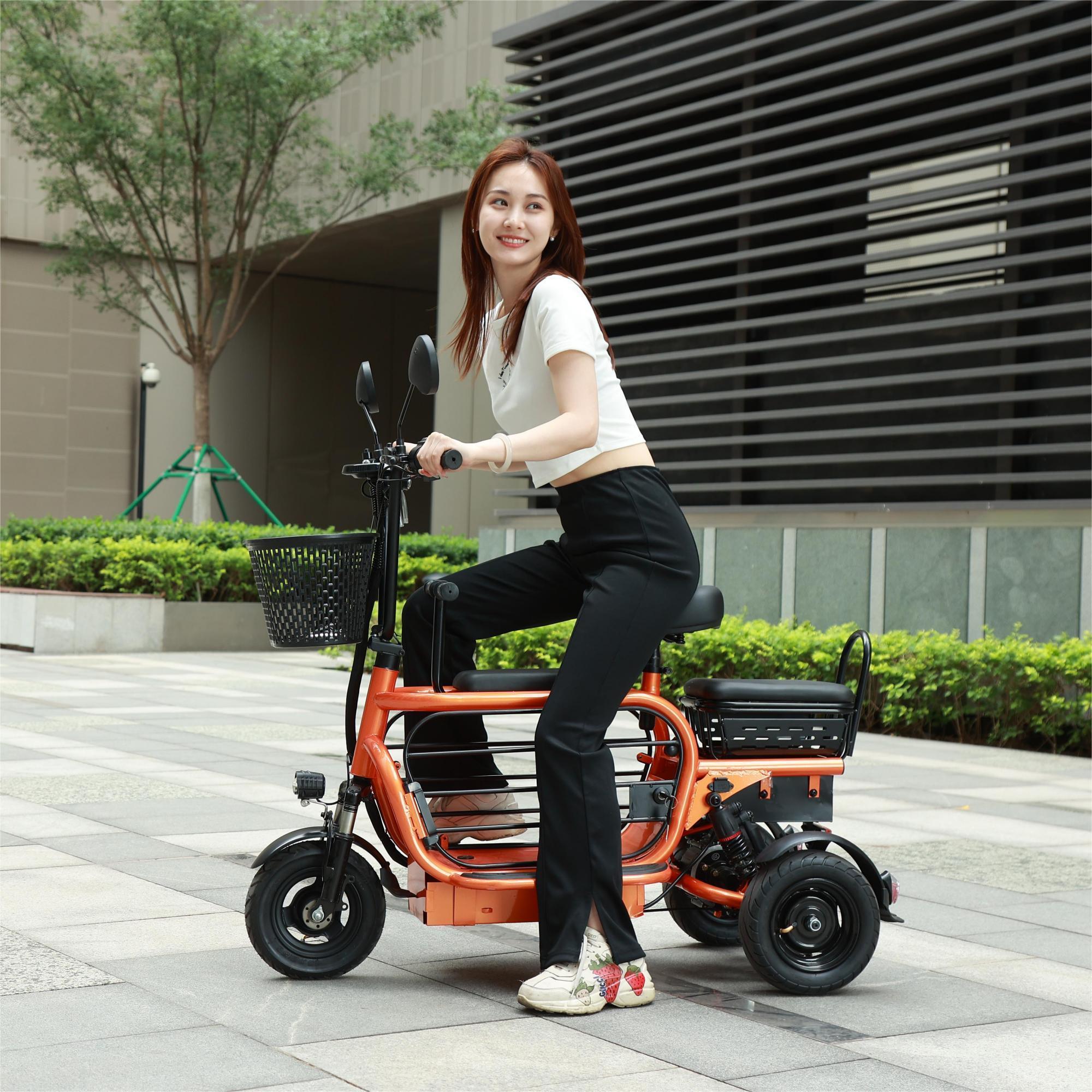 China wholesale mini electric tricycle bike Chinese 500 w electric for adult women stealth bomber