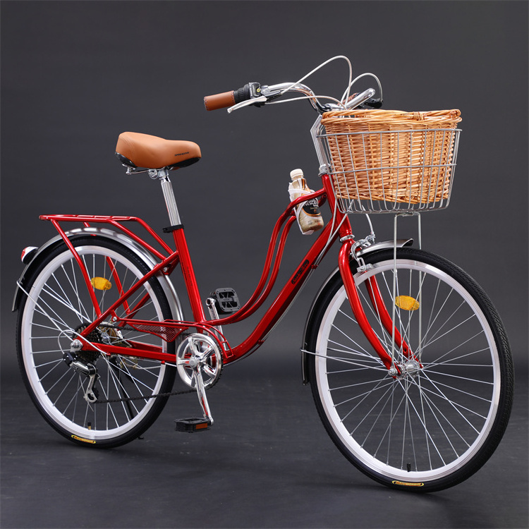 Bicycle female adult light ordinary mobility lady  male and female students city old vintage bicycle