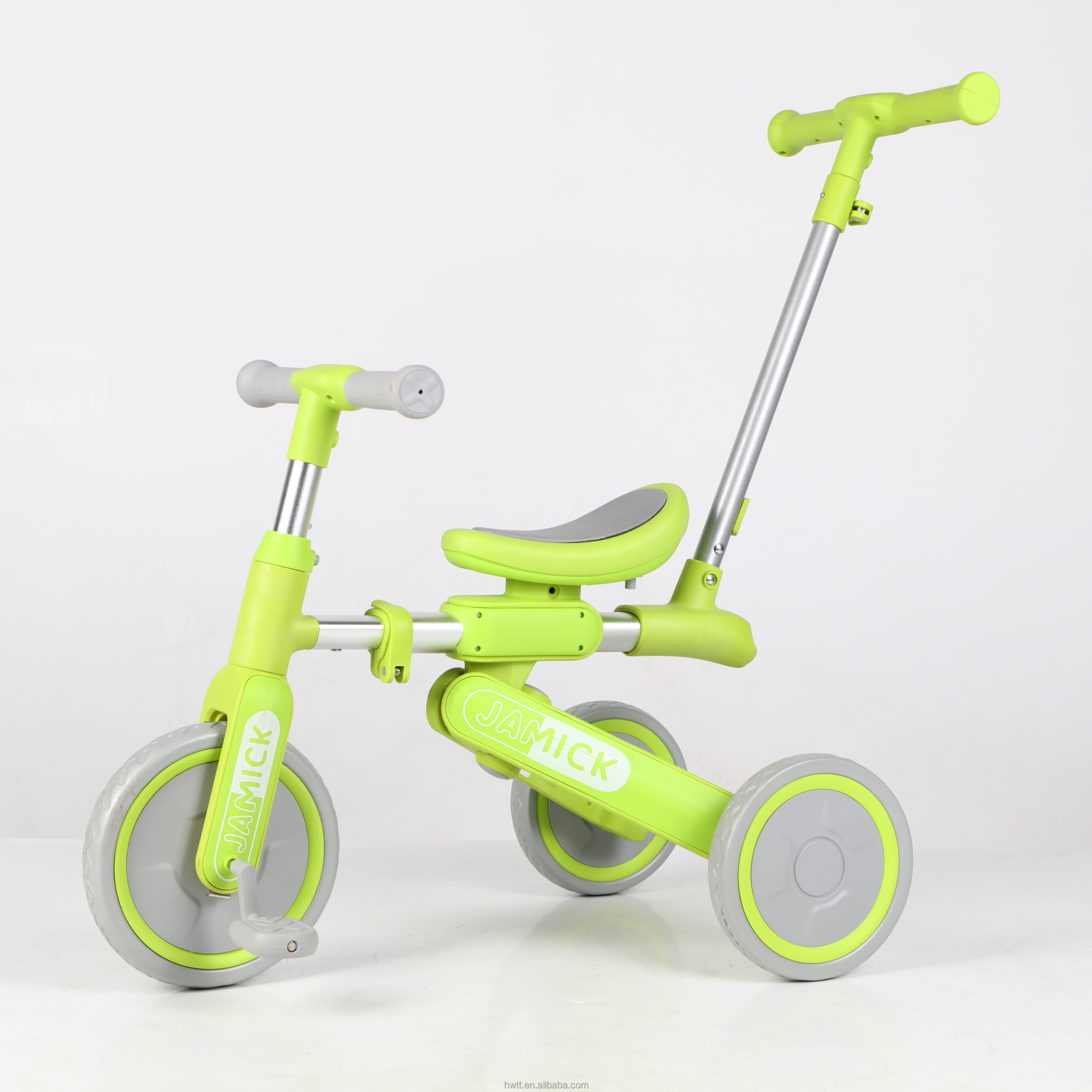 china sell pedal tricycle with back seat/plastic baby car baby bike/ batter plastic children three wheel bike kids trike baby