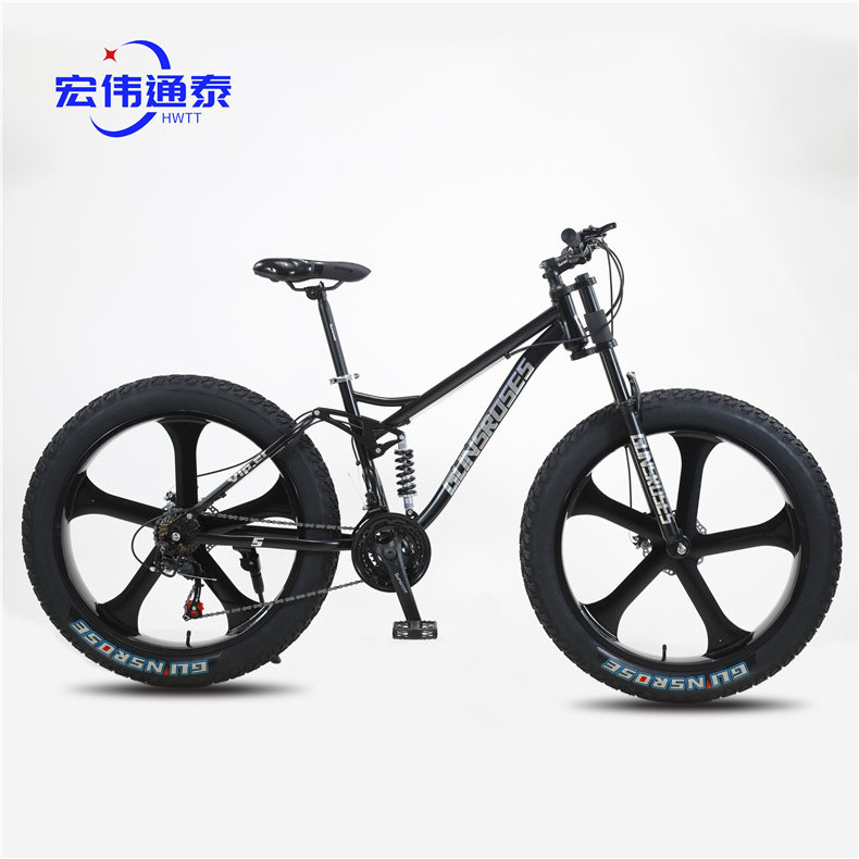 21 speed 26 27.5 29 inch   fatbike  full suspension snow mountain bike with big fat tire tyre aluminium frame bicycle