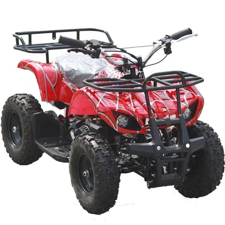 HWTT 49cc 2 Stroke Mini ATV Quad Kids Gas Powered Sports & Entertainment 50cc Atv