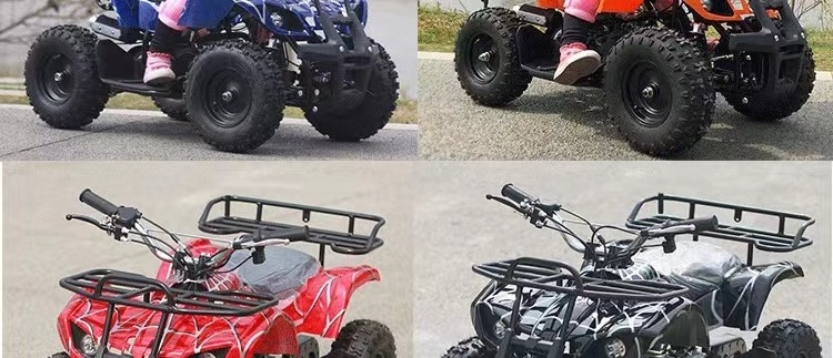 HWTT 49cc 2 Stroke Mini ATV Quad Kids Gas Powered Sports & Entertainment 50cc Atv