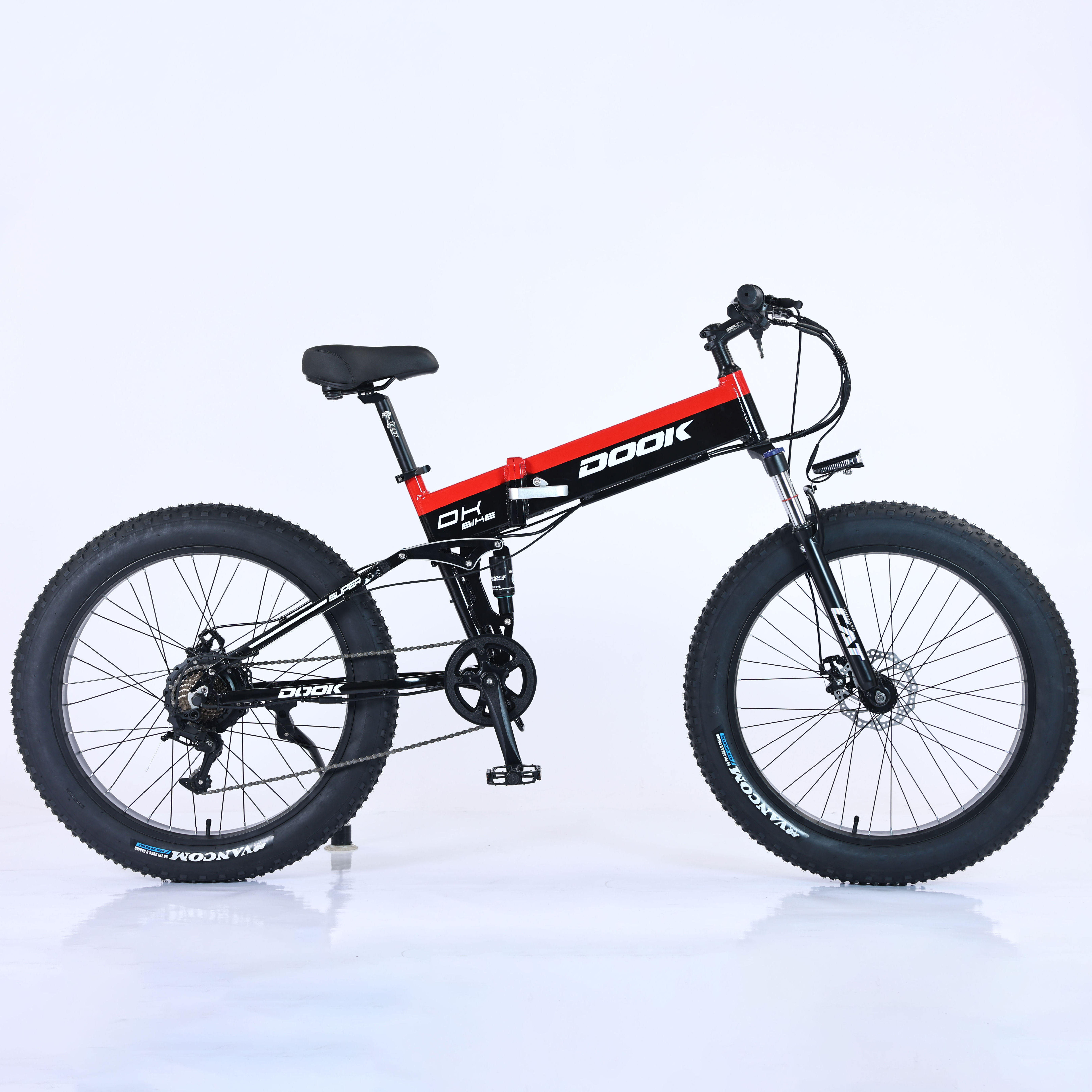 750w 20 Inch Flat Land Mountain Fat Tire Electric Mountain Bike