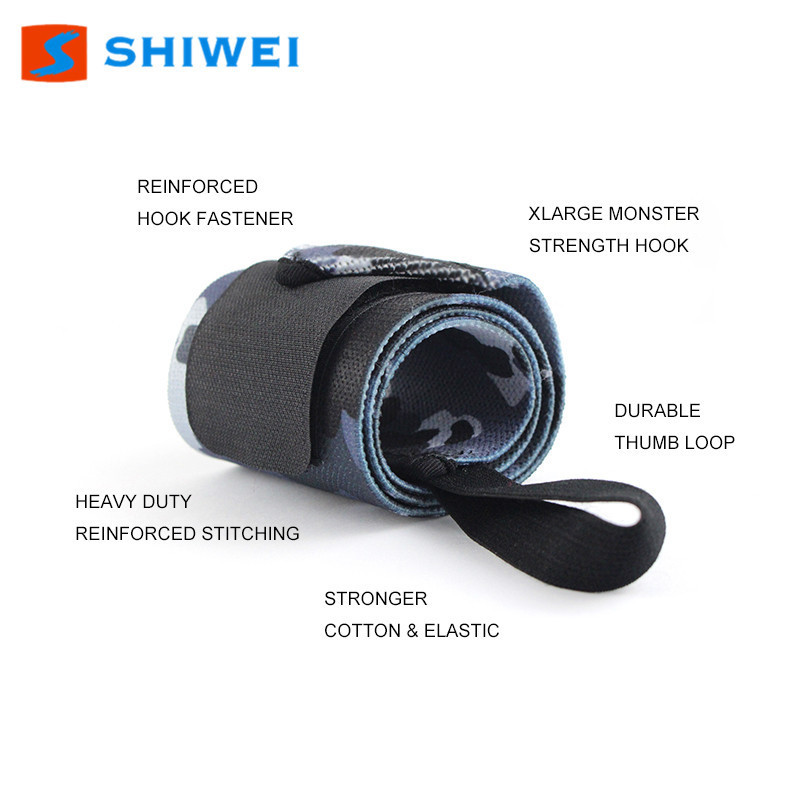 SHIWEI-624-2#Weight lifting wrist wraps Gym Wrist Straps lifting straps