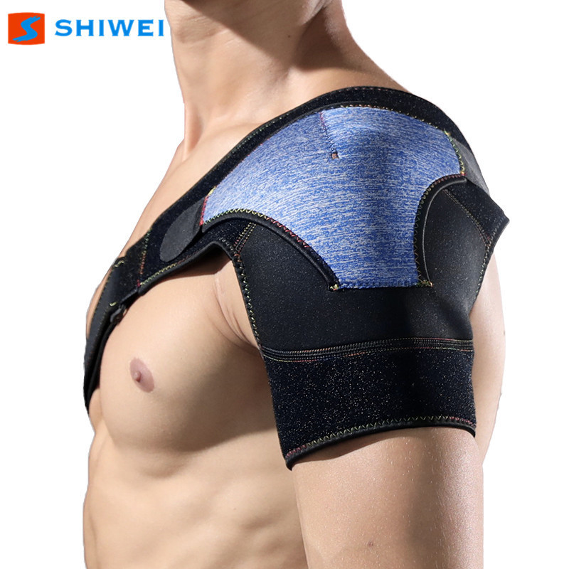 SHIWEI-5501#Compression Breathable Shoulder Support Brace Adjustable Pressure Shoulder Straps Protector