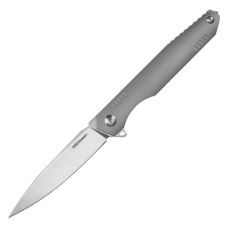 Wholesale High-grade Titanium Handle Camping Outdoor Knife Sharp Folding pocket Knife With Clip