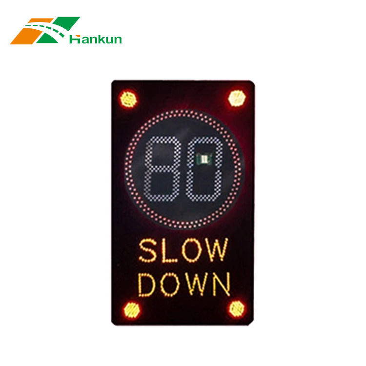 Led Diy Digital Driver Feedback Detector Solar Vehicle Activated Radar Speed Sign