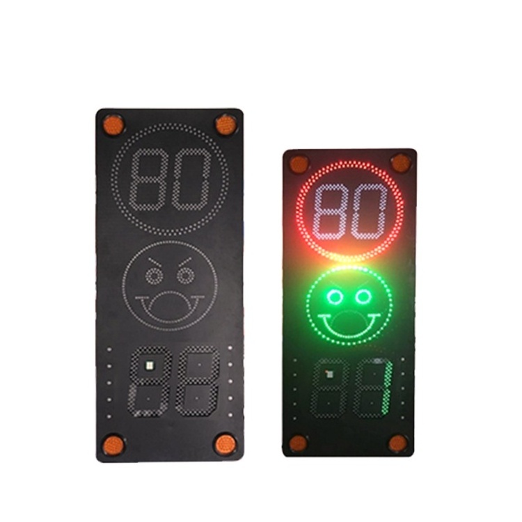 Flash Led Electronic Display Driver Traffic Feedback Flashing Vehicle Activated  Radar Speed Signs