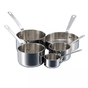 Housewares Eco-Friendly Kitchen Stainless Steel Mini Saucepan Cookware Sets