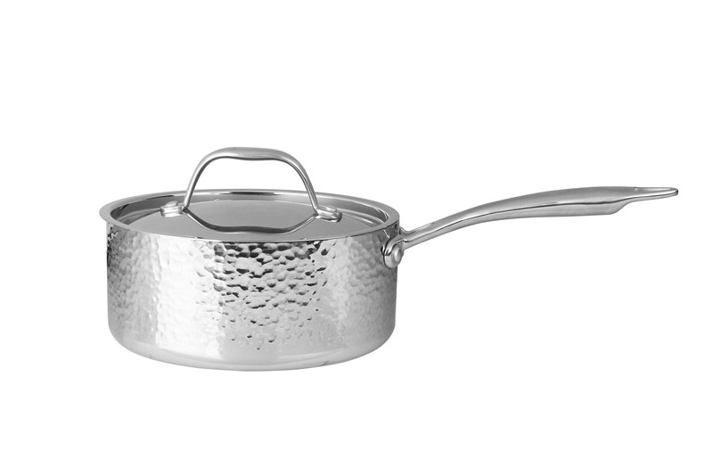 Tri Ply Stainless Steel 1.14 Quart Stock Pot sauce pan