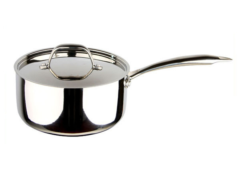 Tri Ply Stainless Steel 1.14 Quart Stock Pot sauce pan