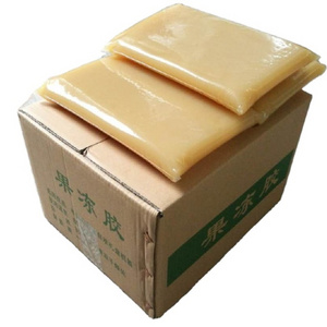 High viscosity gelatin for paper bag stick hide glue